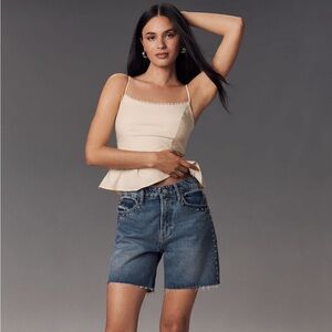 Reformation Raye Mid Rise 6” Relaxed Jean Shorts - Size 23